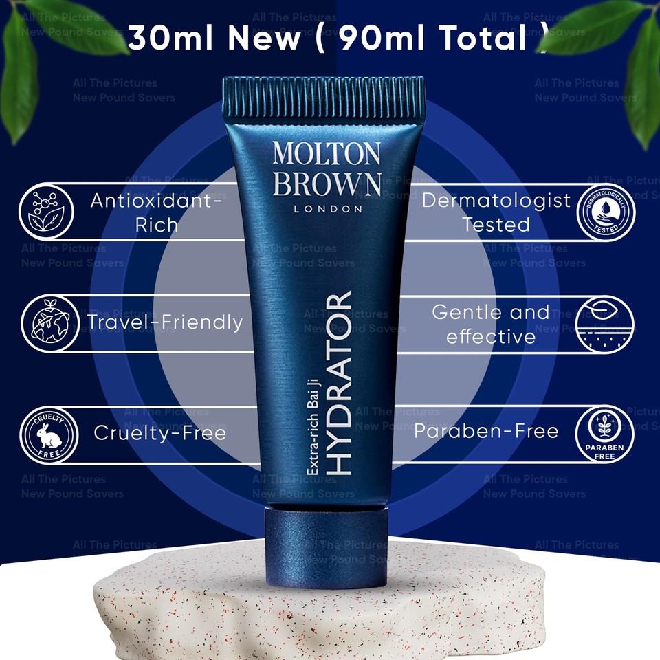 3x Molton Brown Ultra Light Bai Ji Hydrator 30ml New ( 90ml Total ) eBay