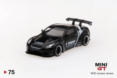 MINI GT 75 LB WORKS Nissan GT-R (R35) Black / Livery 2.0 MINI GT 75 LB WORKS Nissan GT-R (R35) Black / Livery 2.0