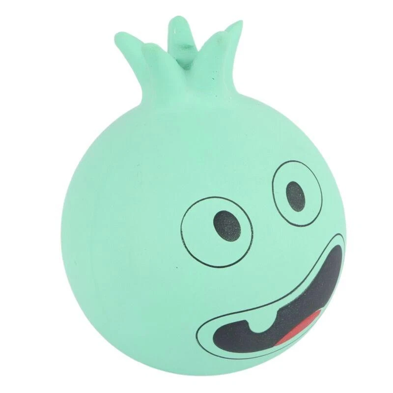 Emojis squeaky top latex dog toy