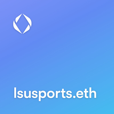 LSUSPORTS.eth (ENS) Ethereum Name Service LSU Crypto Domain for Website 