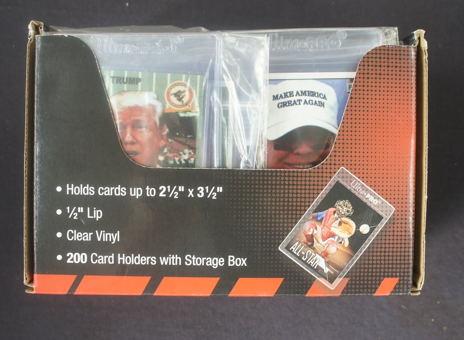 DONALD TRUMP Set of 4 ACEO Baseball Cards52 Mantle89 Upper Deck89