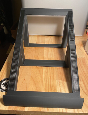 TASCAM Model 12 ミキサー & OHASHI ミキサー用スタンド Tascam Model 12 Mixer tabletop stand - 3d Printed - Black w/Non
