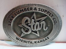 Star Lumber Building Materials KS Belt Buckle We are Family Limited Edition 1984