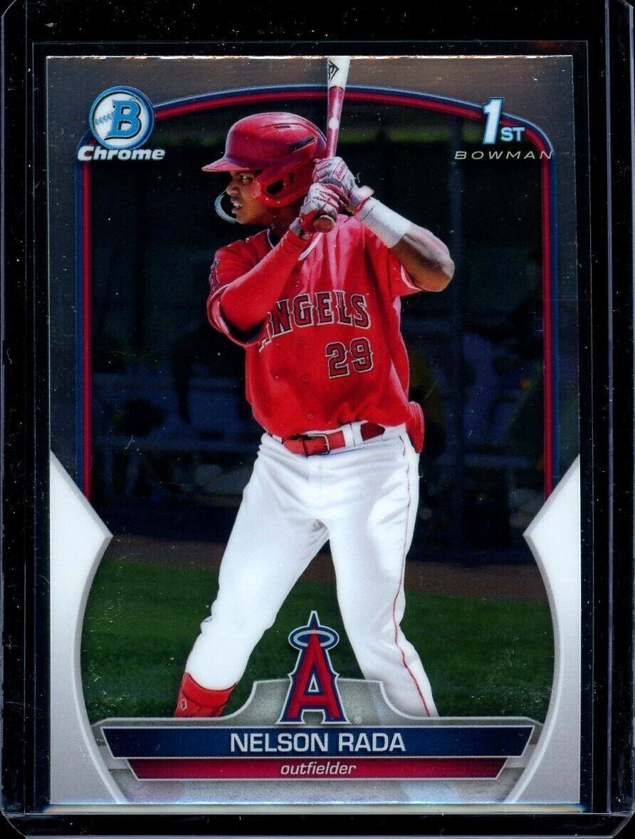 2023 1st Bowman Chrome ~ Nelson Rada ~ #BCP-132 ~ Los Angeles Angels