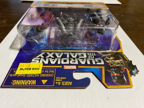 Marvel Guardianes de la Galaxia Ronan y Star-Lord paquete de 2 figuras - 2,5 pulgadas ¡NUEVO EN PAQUETE! - Imagen 7 de 8