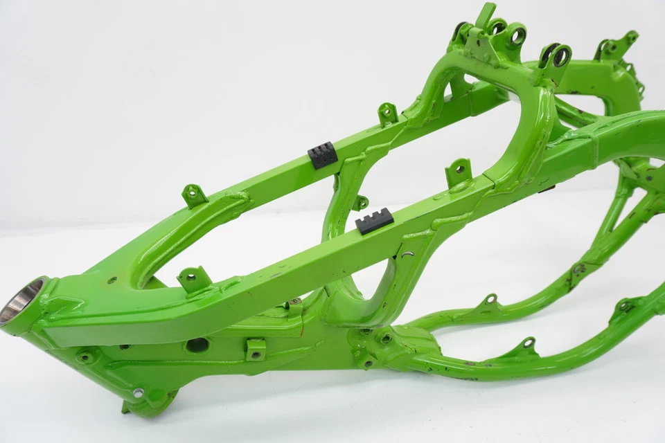 Cuadro KX125 1998 OEM cuadro principal chasis verde 32160-1514-CC Kawasaki KX 125 Foto 3 de 4