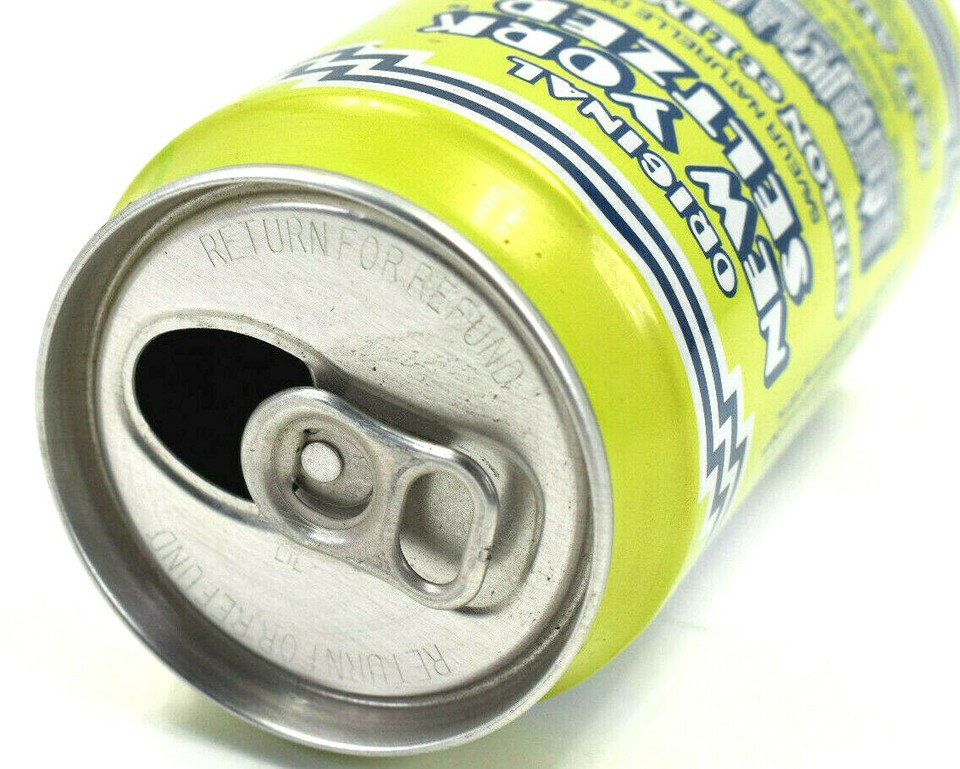 80s Original New York Seltzer Lemon LimeCitron Soda Can 12oz Canadian