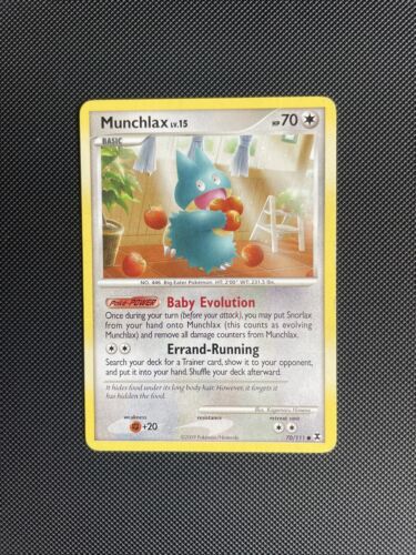Carte Pokémon commune Munchlax 70/111 Rising Rivals bébé LP+ - Photo 1/6