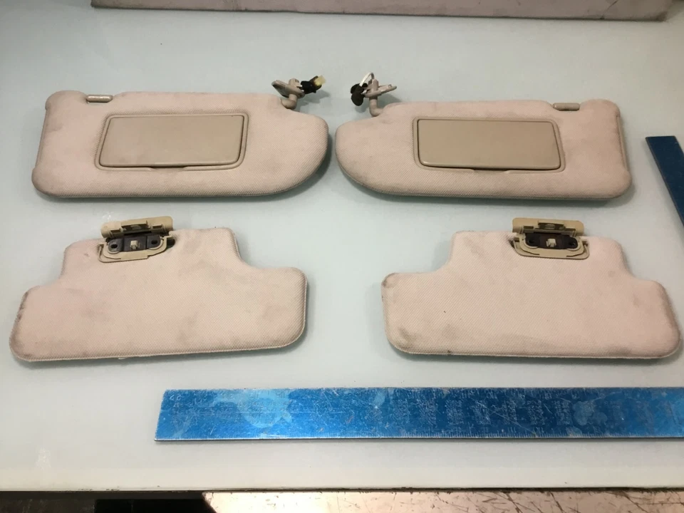 06-10 Infiniti M35 Iluminado Izquierdo y Derecho Parasol y Parasol Juego de 4 E Foto 2 de 4