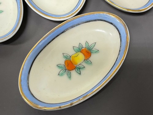 ANTIQUE NORITAKE HAND PAINTED BUTTER PATS - Picture 5 of 6