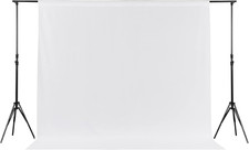 5X7FT White Backdrop Background for Photography,Polyester Backdrop Curtain Backg