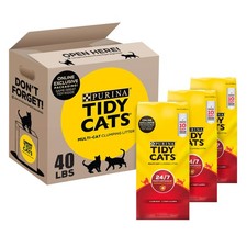 Purina Tidy Cats Clumping Cat Litter, 24/7 Performance, Clay Cat Litter, Recycla