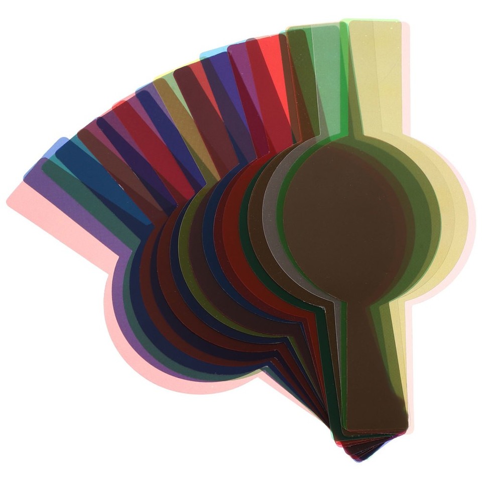 40 pcs Camera Flash Color Filters Flash Color Boards Color Filter Board ...