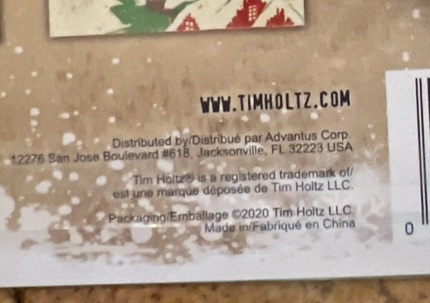 Tim Holtz Navidad Viñeta Box Tops Foto 3 de 3