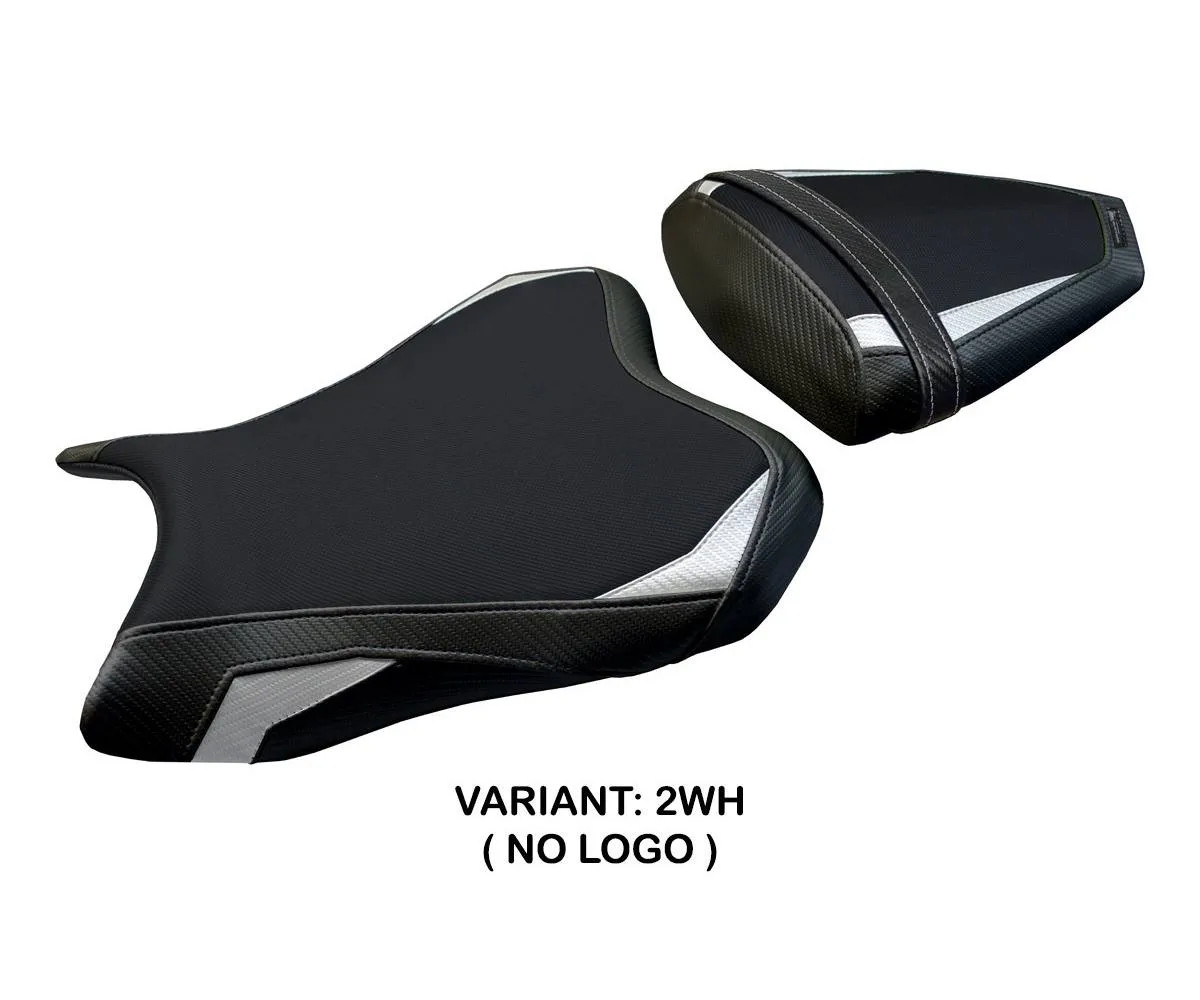 Seat saddle cover Aichi White WH Tpz compatible for YAMAHA R6 2006 > 2007