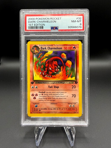 Dark Charmeleon (1st Edition) graded PSA 8 for sale on eBay