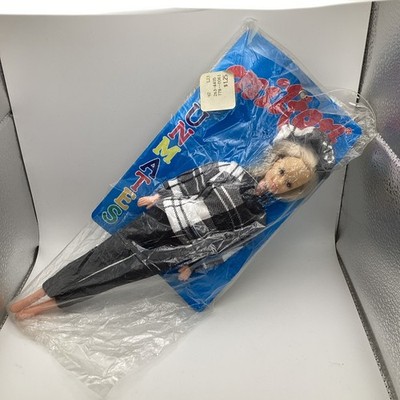 Vintage Milton's Funmates Fun wear Doll 11  Plaid Dress Black Pants New Package