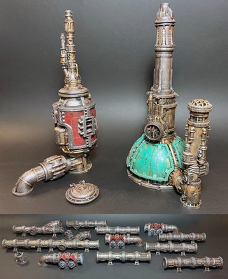 Warhammer 40k Kill Team Killzone Sector Mechanicus Terrain - Pro Painted