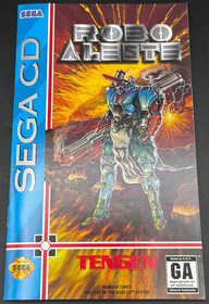 Robo Aleste Sega CD CIB Complete W/ Manual Authentic Tengen