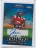 Antwane Wells Jr 2025 Leaf Football Nation A New Dawn Blue Auto 6/7 NY Giants