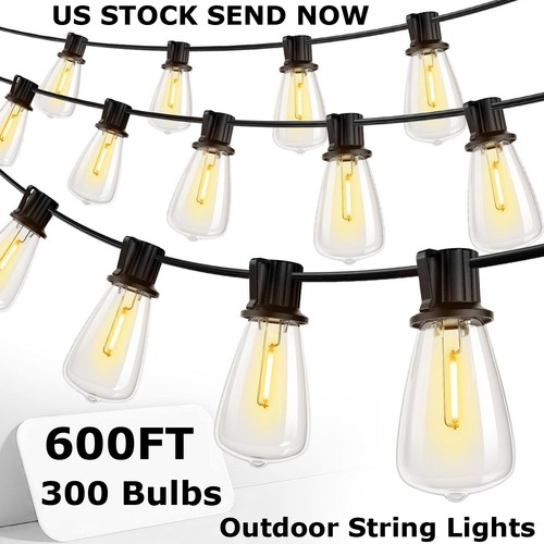 LED Outdoor String Llights – LED Patio Lights Outdoor Waterproof for Outside New - Picture 28 of 29