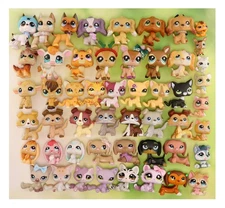 Cute Kids Gift Shop lps Pet Lot Random 5pcs Mini Shop Pet toy+7pcs Accessories