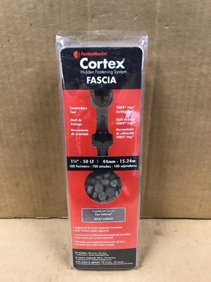 FastenMaster Cortex Hidden Fascia For Trex - 100 Fasteners - Rocky Harbor- 1.75''