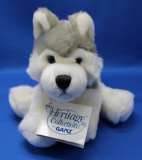 Vintage Ganz Heritage Collection Husky Puppy Dog Plush 2000 Hudson Stuffed Tag