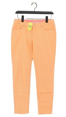 Mossimo Damen Jeans UK 6 Orange 100% Baumwolle Skinny