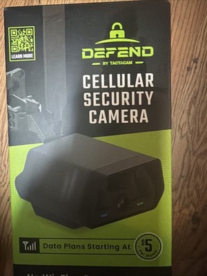 New Tactacam Defend 360 Cellular Security Camera DFD-PTZ01
