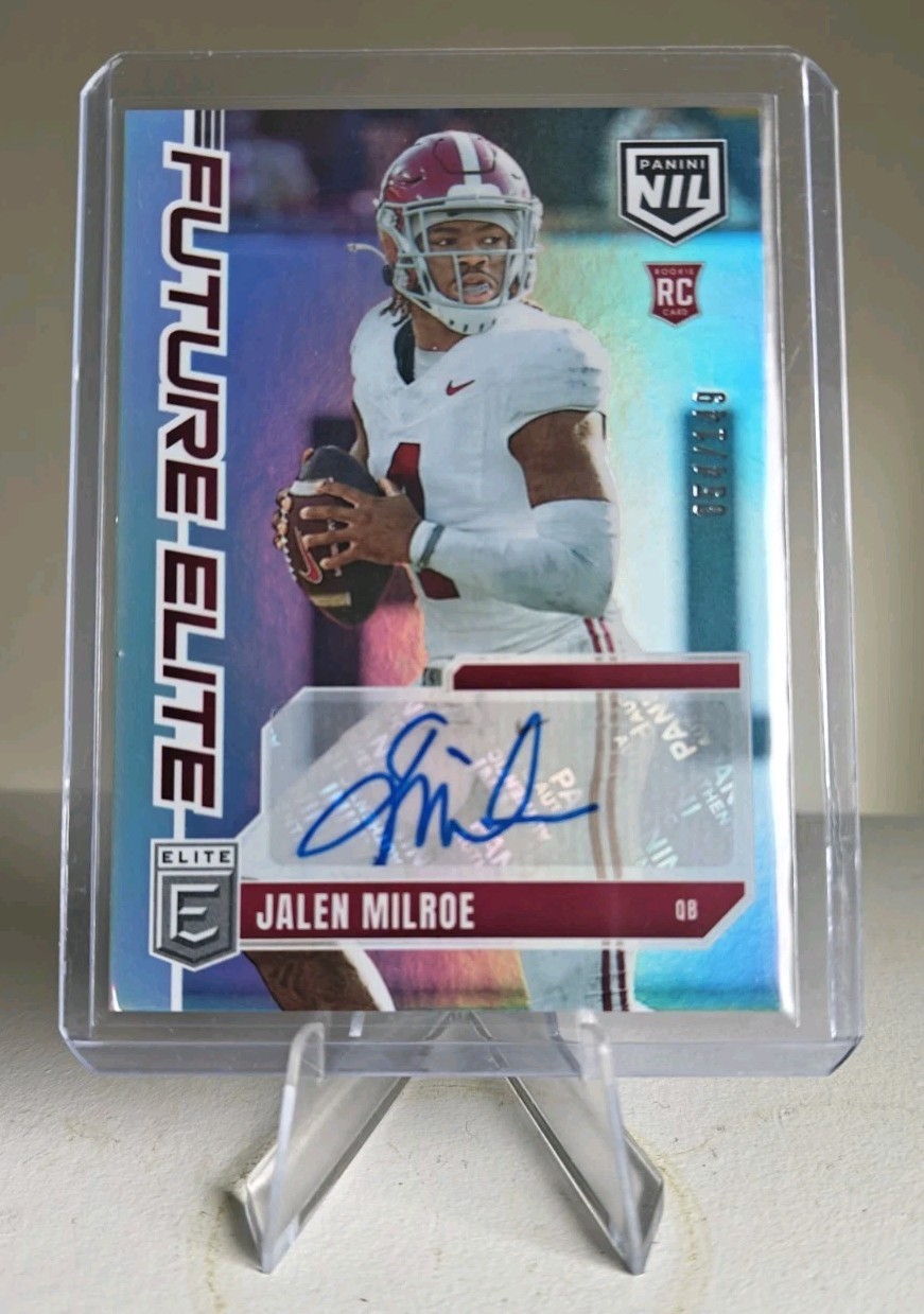2025 Panini Donruss Elite Jalen Milroe Future Elite Auto /149