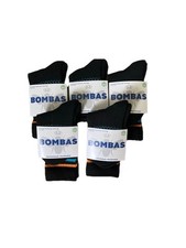 Bombas Crew Socks Unisex XS Black Lot Of 5 Brand New