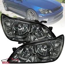 Smoke Headlights Fits 2001-2005 Lexus Is300 Head Lamps Assembly Leftright 01-05