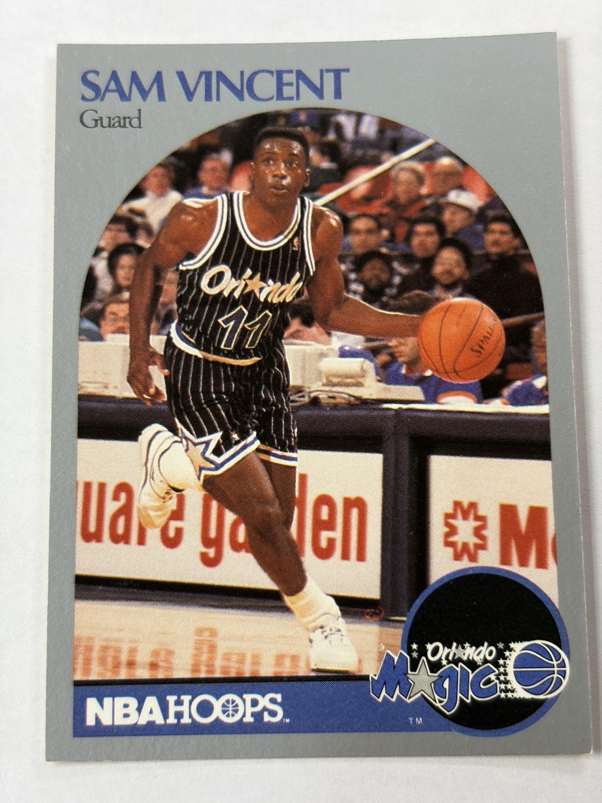 Vintage 1990 NBA Hoops Sam Vincent Card #223 NM Orlando Magic Base Set