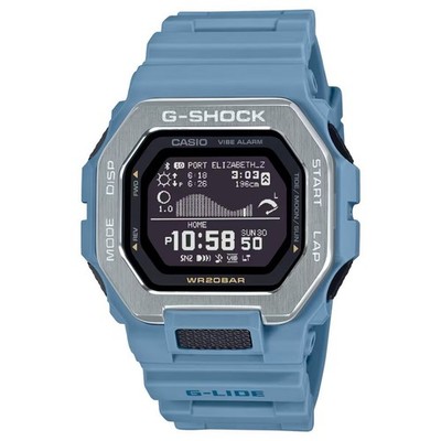 Casio G-Shock G-Lide Ocean Blue Digital Surf Watch GBX-100-2A