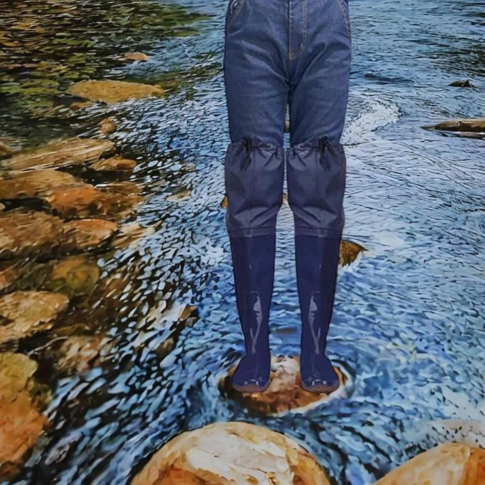 Wading Hip Boots River Boots for Men and Women Waterproof PVC Fishing Waders
Opens in a new window o