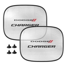 Dodge Charger Car Side Window Mesh Sun Shades, 2 Pack