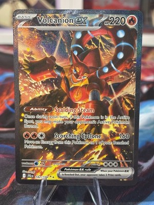 Pokemon 2025 SV Journey Together Volcanion EX 182/159 SIR Near Mint