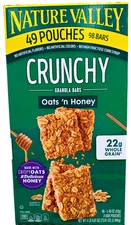 Nature's Valley Crunchy Granola Bars Oats 'n Honey 49x1.49 Ounce EXP 07/2026