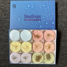 Dewdrop Set Of 12 Shower Steamers- Aromatherapy-Essential Oils HOME- SPA
