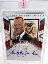 2023 Panini Immaculate Collection UFC MMA Cards Checklist 42