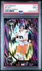 🚨 PSA 9 2024 Panini Select Club Level Bo Nix #221 Purple Shock Prizm /360 (RC)