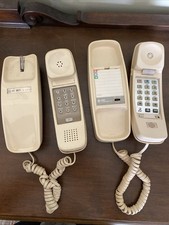 Vtg Lot Of 2 AT T Landline Touch Tone Trimline Wall Desk Phones Untested.