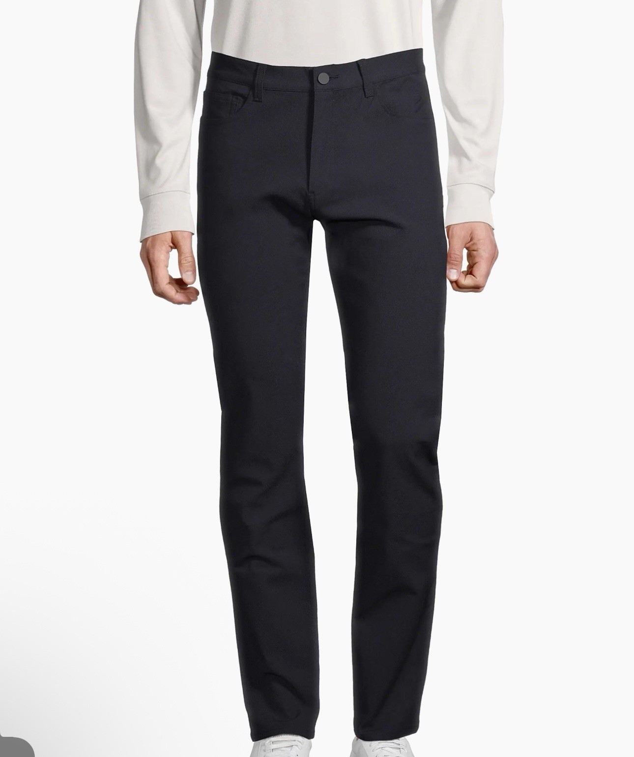 Theory Men's Raffi Neoteric Pants in Dark Navy | Slim Tech Work Office Trousers