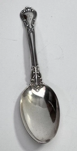 Gorham Sterling Silver Spoon Chantilly 6 Inch PAT 1895 Monogram F ? 25g