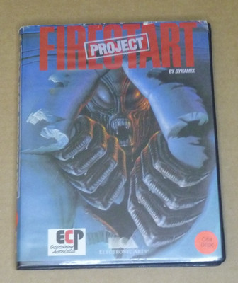 COMMODORE 64 PROJECT FIRESTART c64 Boxed 2 DISK Game Australia ECP Release RARE