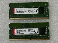 Lot of 2 Kingston KVR24S17S8/8 8GB DDR4 1x8 2400 8GB SODIMM Memory