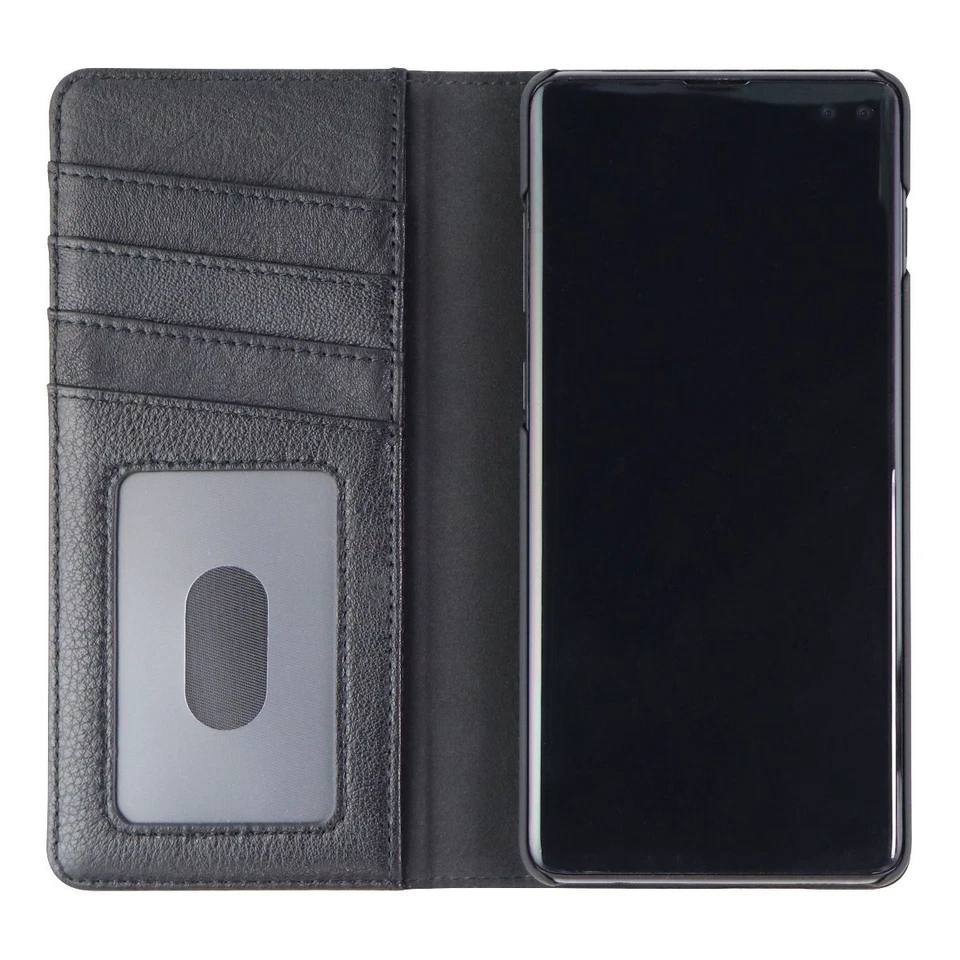 Funda tipo folio billetera Case-Mate para teléfono Samsung Galaxy S10+ (Plus) - cuero negro Foto 2 de 2