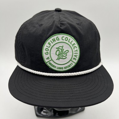 Snag Hidden Links Society Golfing Collective Hat Snapback Black Rope Fast Ship