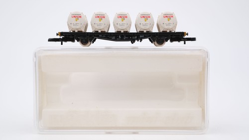 Märklin Z 82366 Behälter-Tragewagen "Dortmunder Union" Lgjs 598 der DB | Zustand: Gebraucht